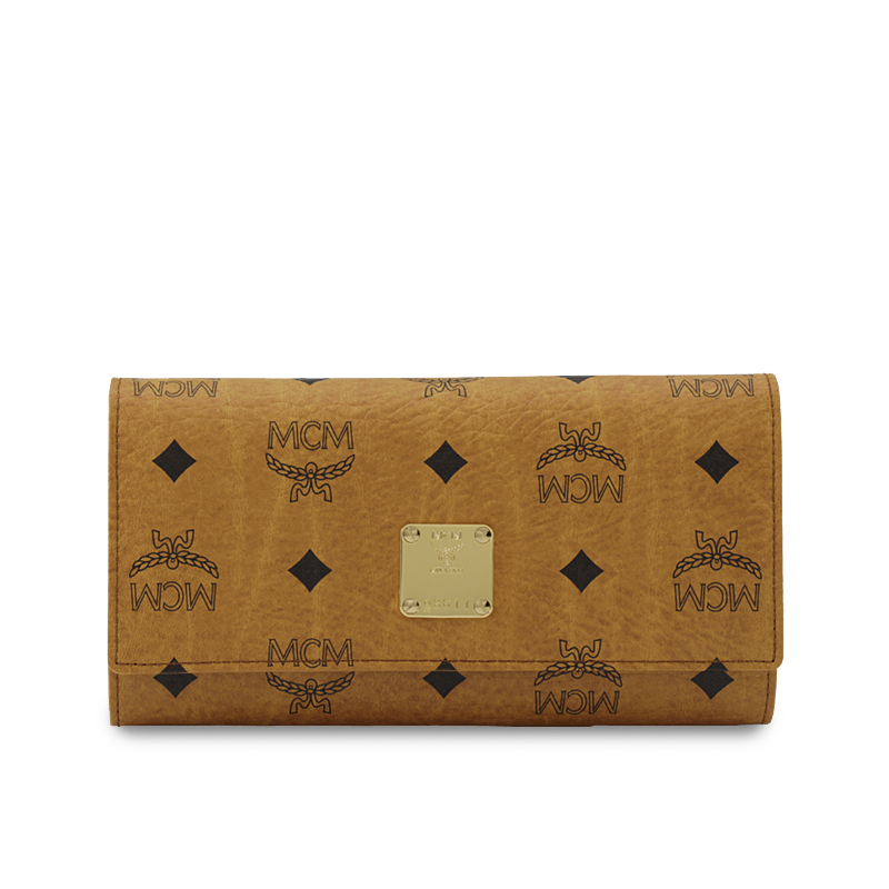 MCM HERITAGE LINE FLAP WALLET LARGE - Click Image to Close
